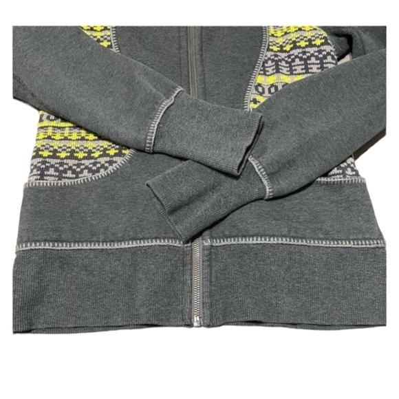 LULULEMON Fair Isle Knit Limited Edition Scuba Hoodie Size 6 — missing size tag - Picture 7 of 10